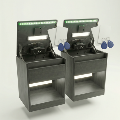 2x OMNI™ Nachttisch mit Geheimfach [E-Mail Exklusiv]